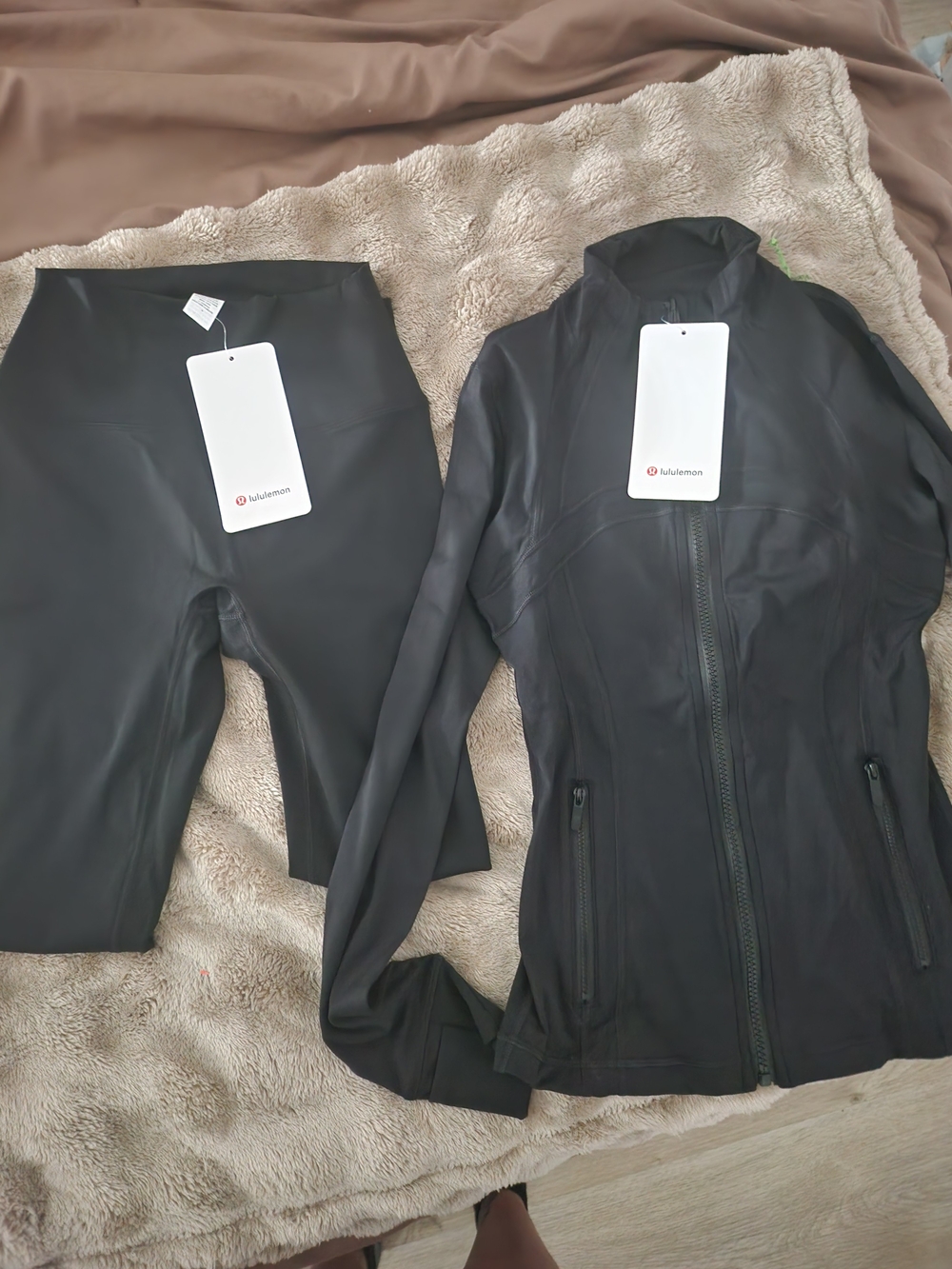 lululemon athletica Black High-Rise Leggings & Jacket Set